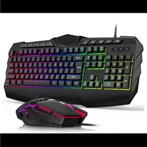 G20 Wired RGB Gaming Keyboard and Mouse Combo - Black
